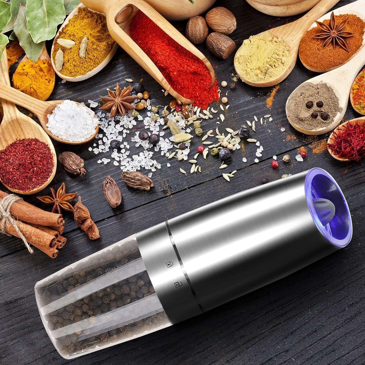 Easy Salt Pepper Grinder Set