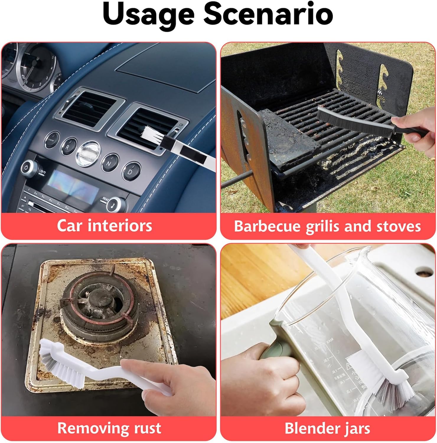 Ergonomic Crevice Cleaning Set