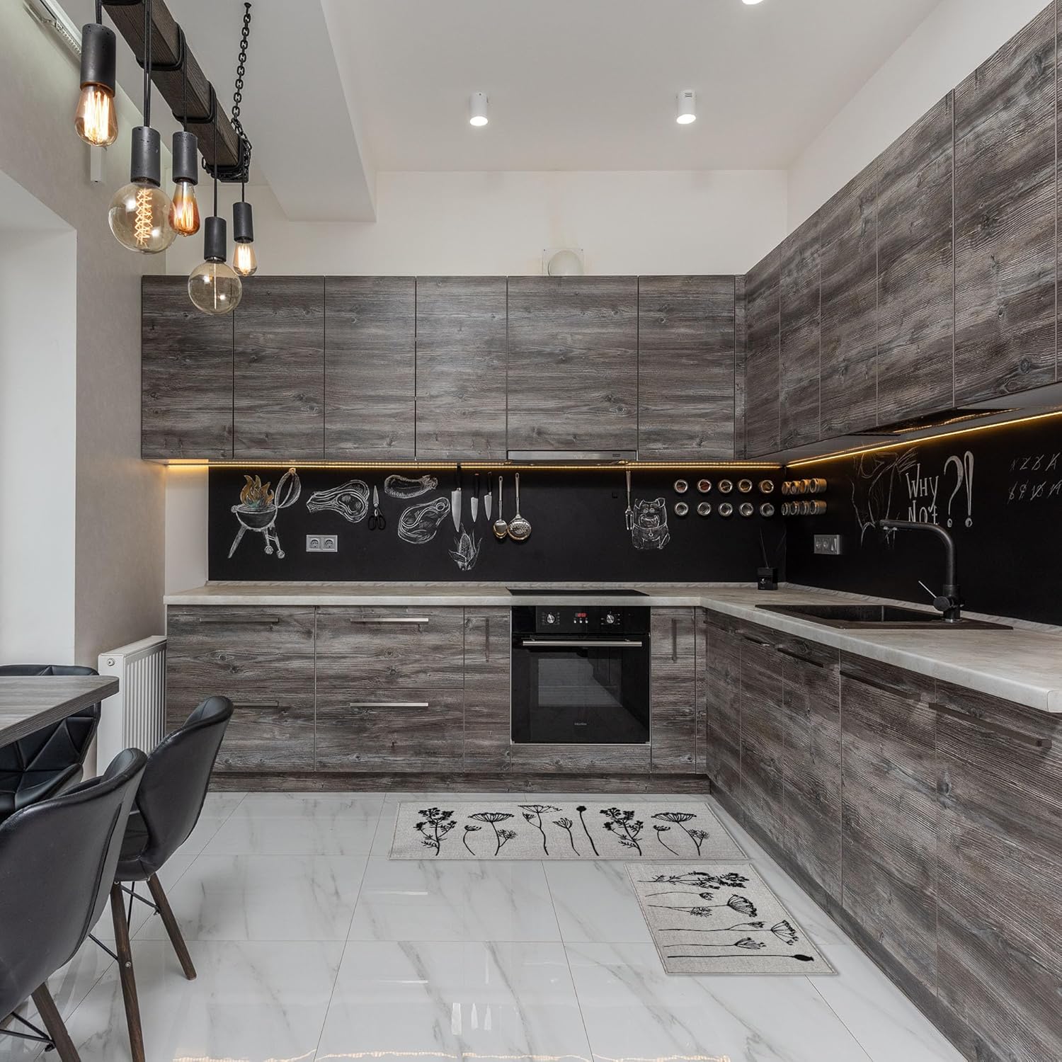 Elegant Kitchen Mat Set for Modern Floors