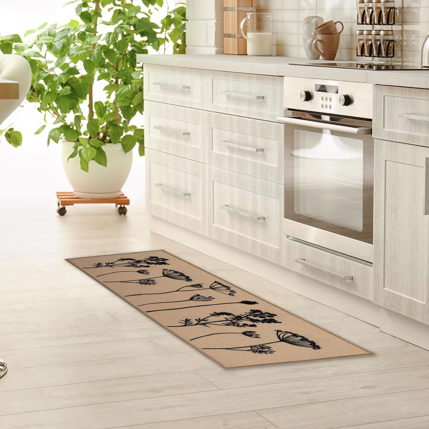 Evidecto Kitchen Mat Set 2 Pieces - Comfy Stylish