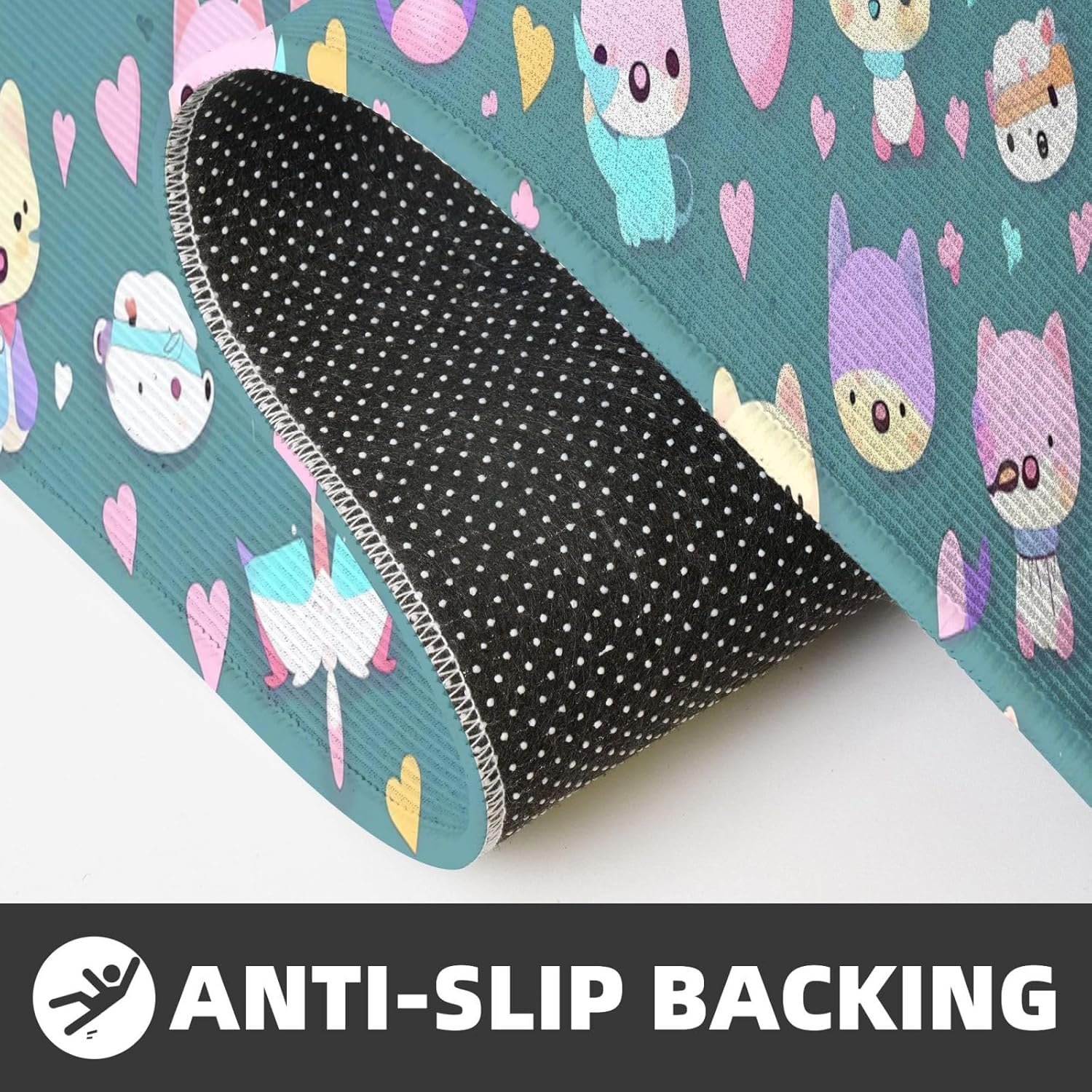 Cute Comfy Fox Kitchen Mat 2-Pack