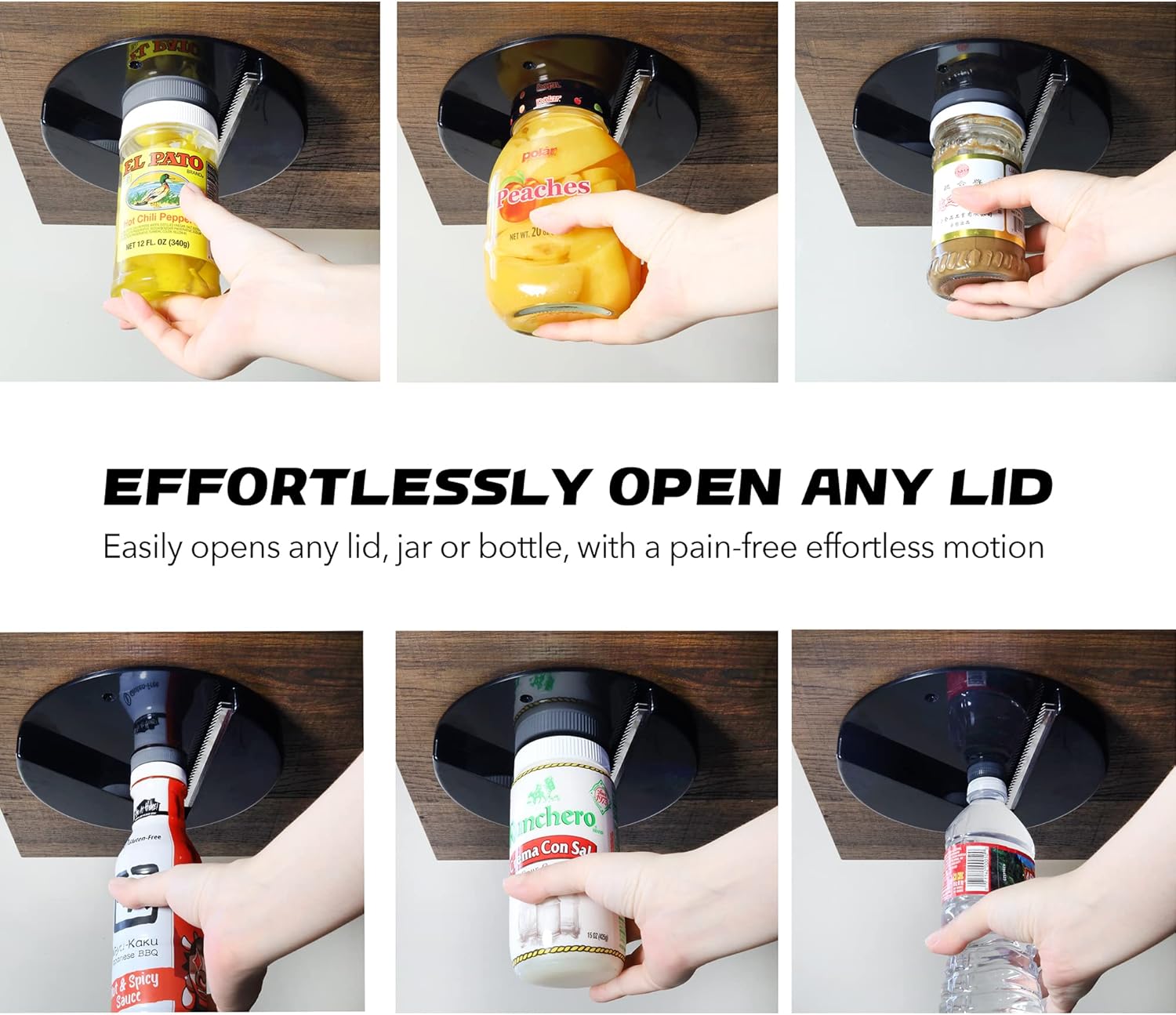 Under Counter Jar Opener Grip Tape for Weak Hands