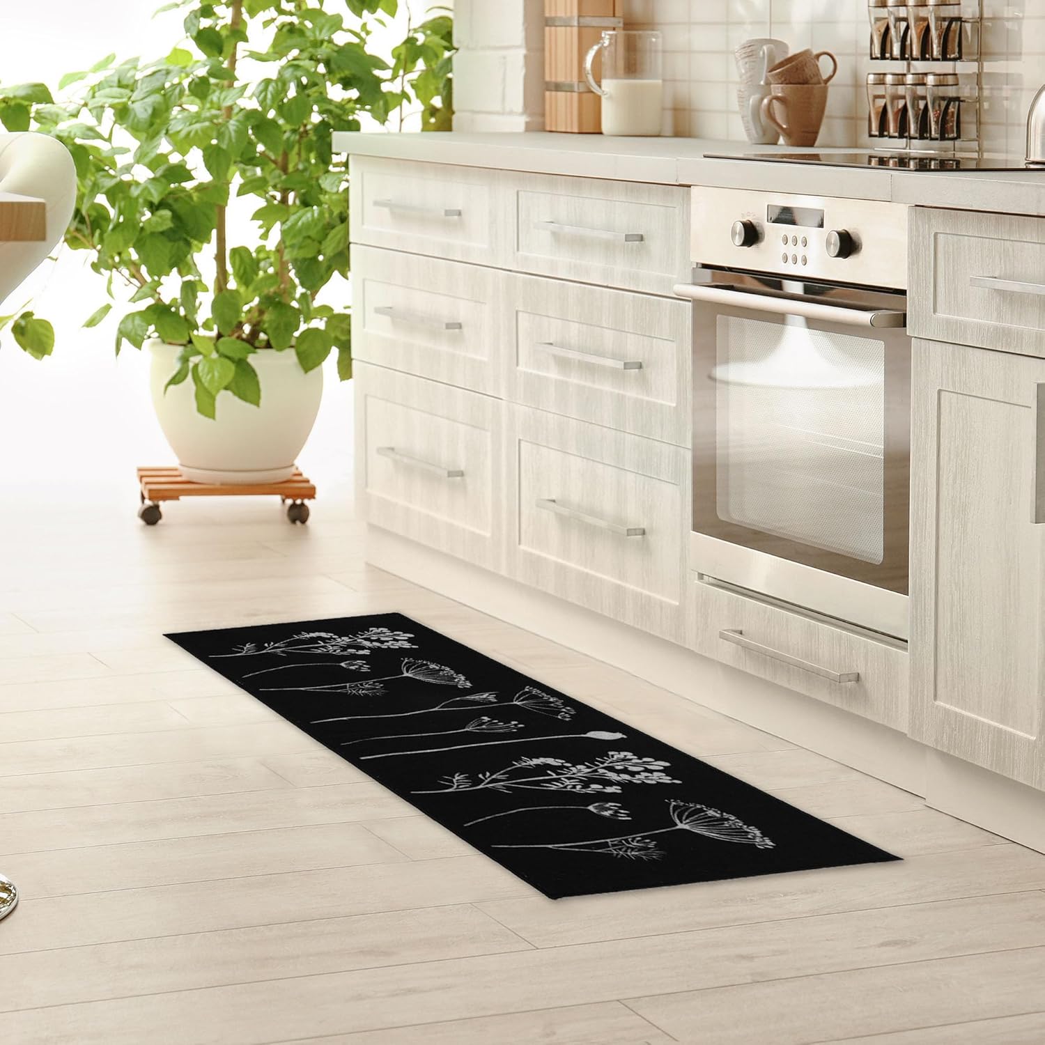 EVIDECO Kitchen Runner and Mat Set