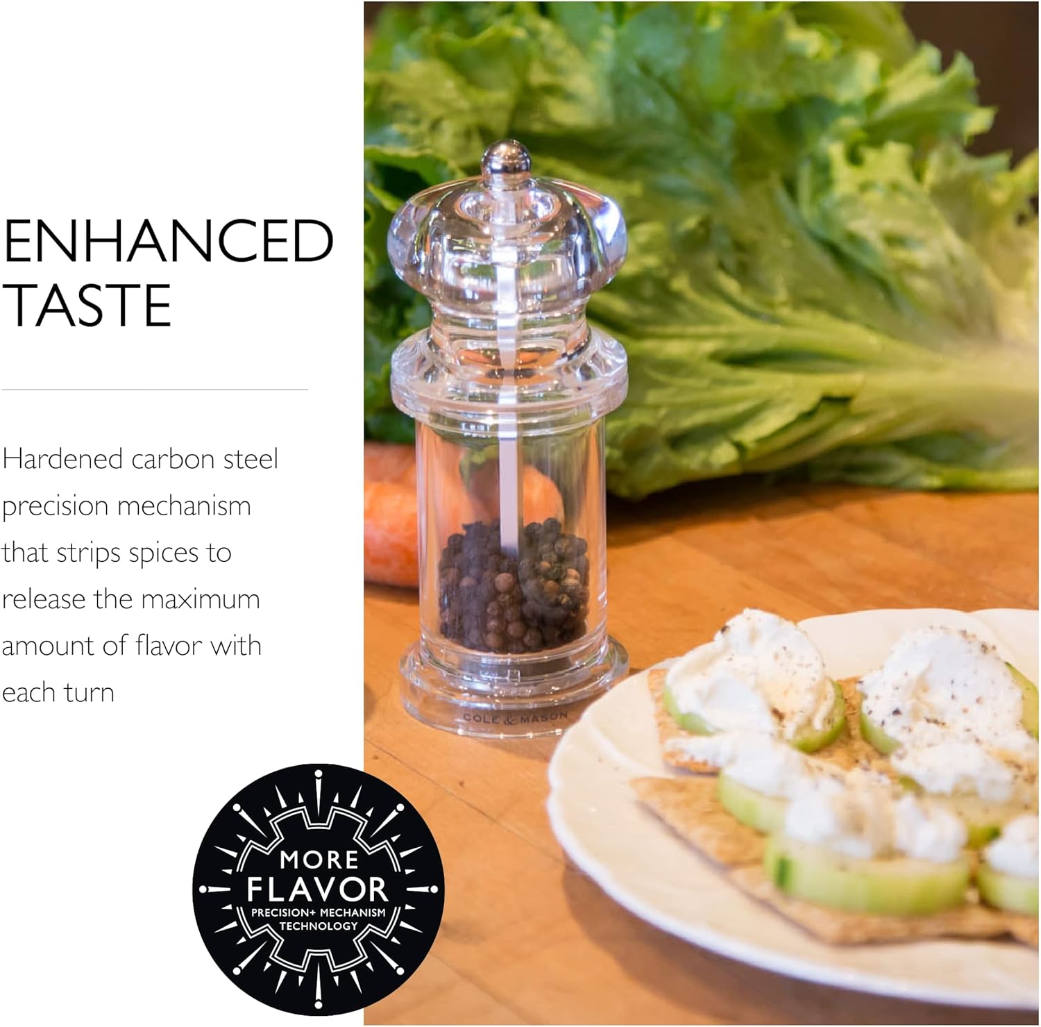 Simple Durable and Effectively Grinds Salt and Pepper Perfect for Home Use