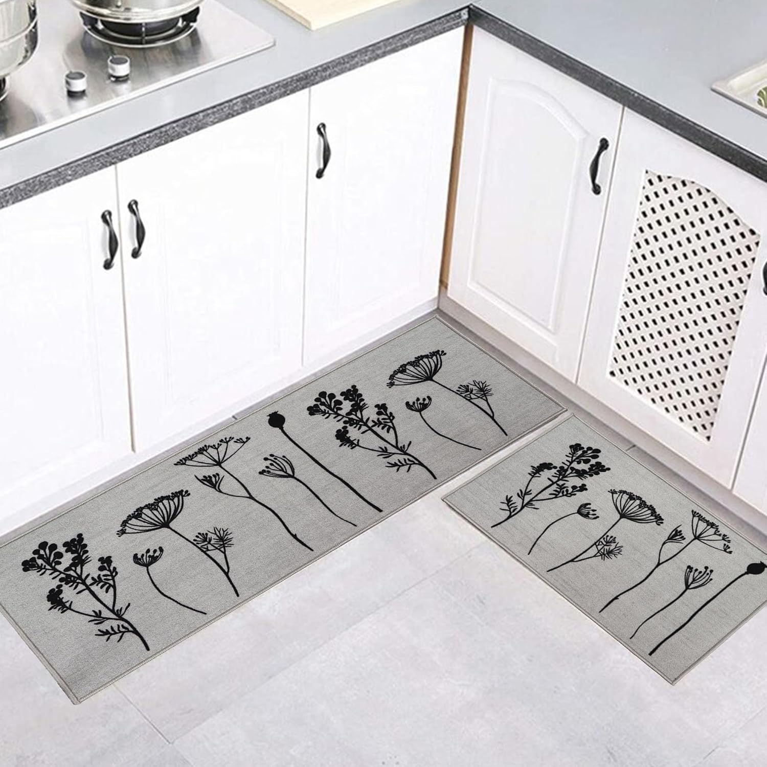 Elegant Kitchen Mat Set for Modern Floors