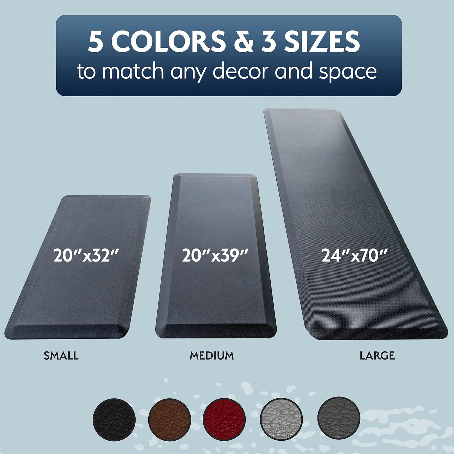 Sky Solutions Oasis Anti-Fatigue Mat for Comfort