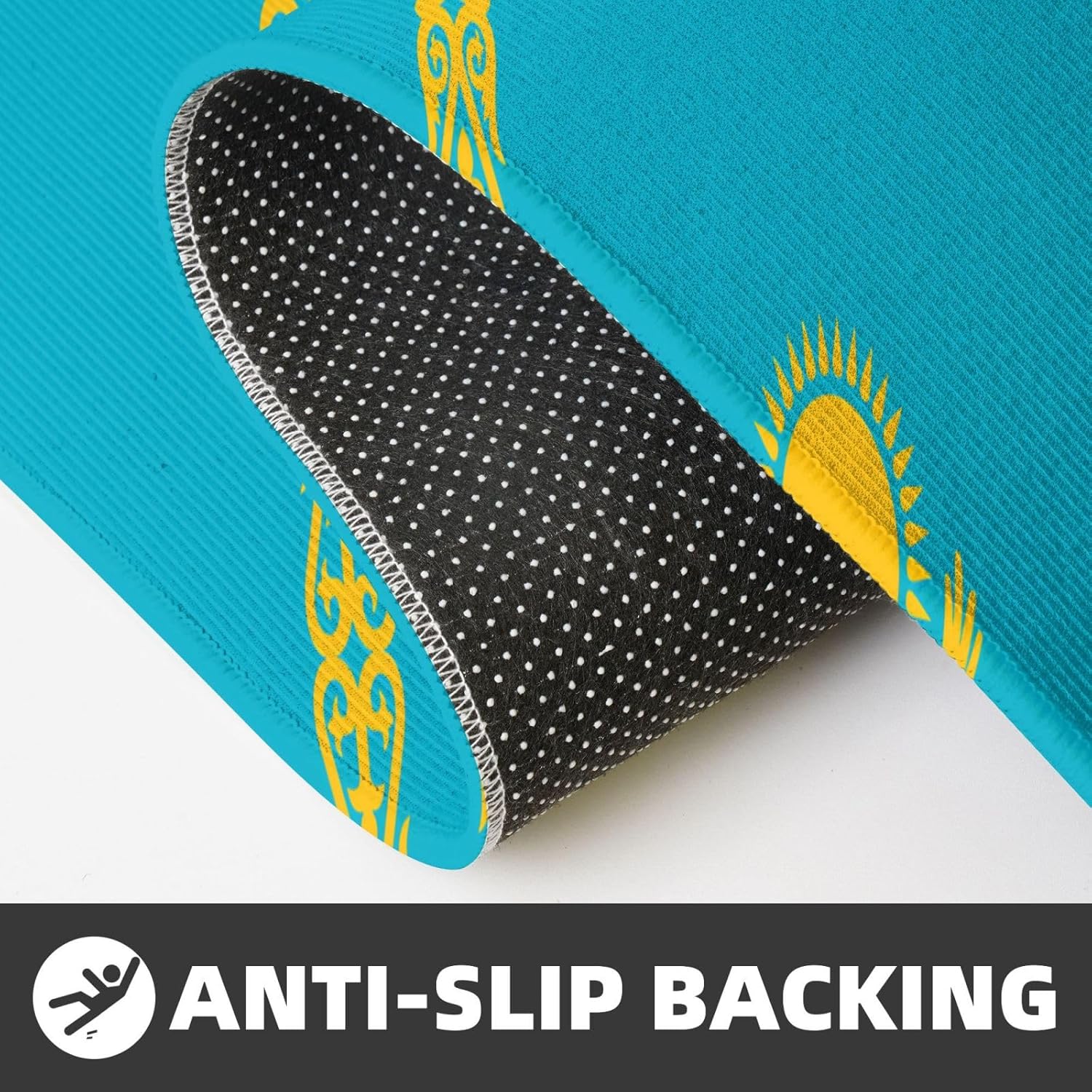Premium Kazakhstan Flag Kitchen Mats Set