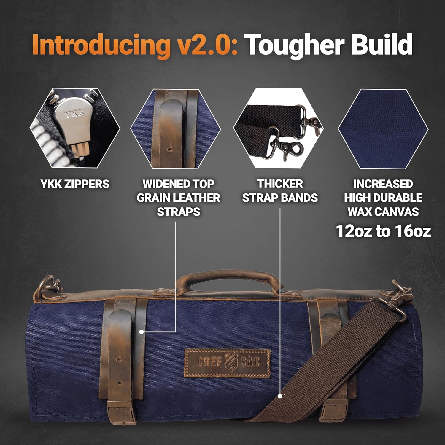 Chef Knife Roll Bag