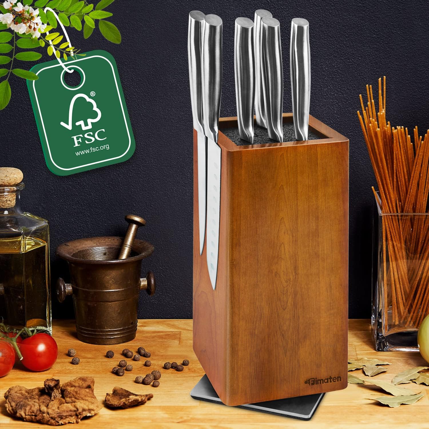 Universal Magnetic Knife Block