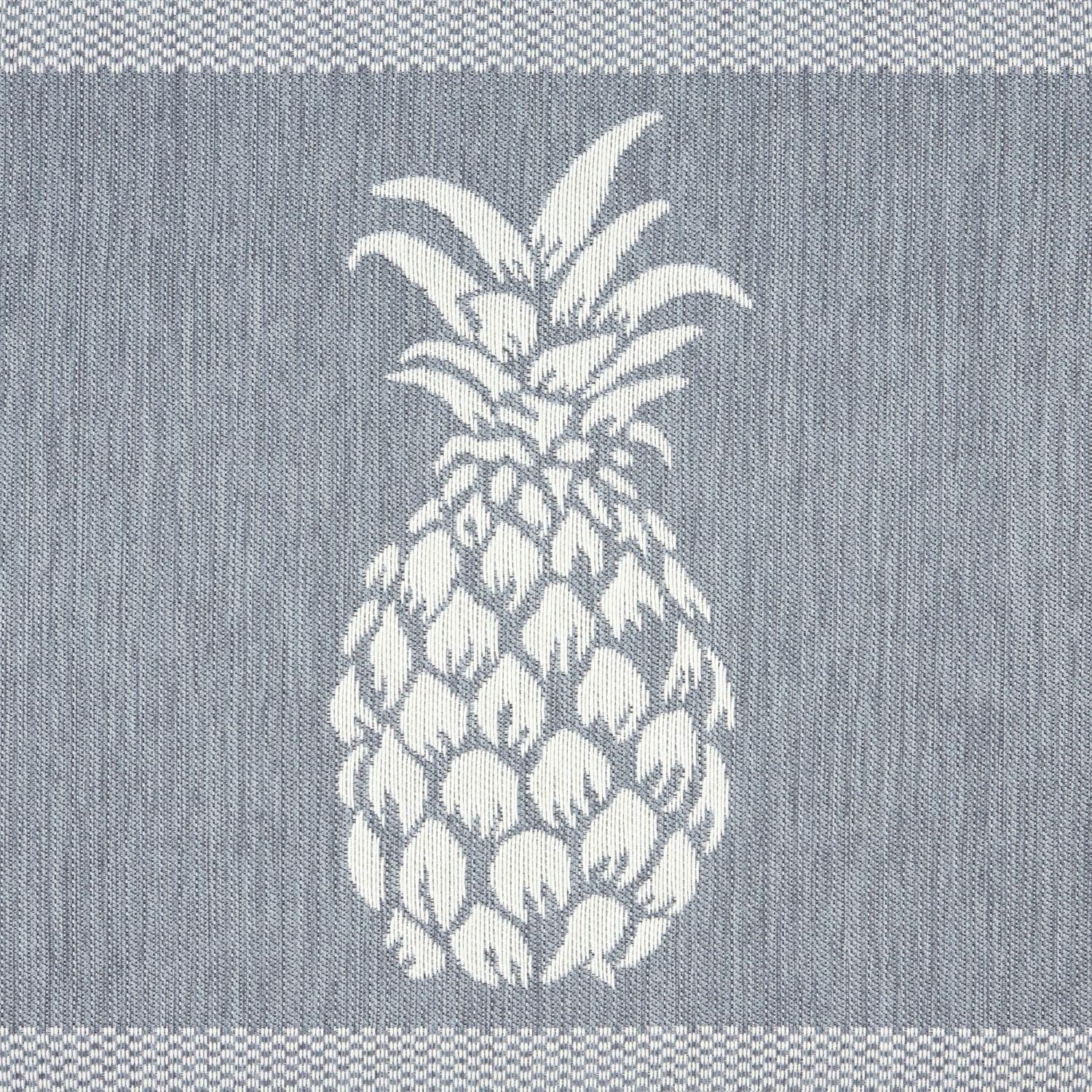 Martha Stewart Aloha Modern Pineapple Anti-Fatigue Air-Infused Kitchen Mat Blue