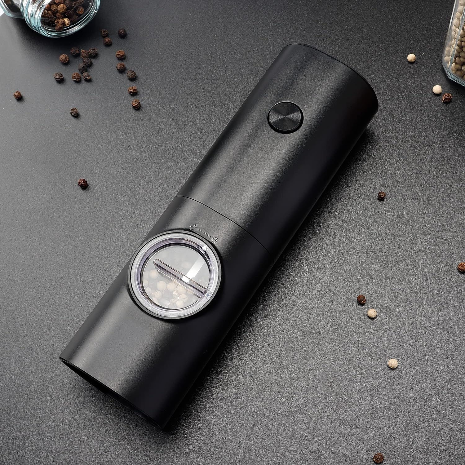 Gulex Electric Salt and Pepper Grinder Set Automatic Ceramic Mill Set
